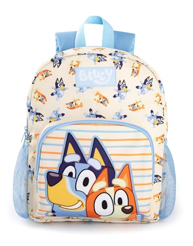 Bluey Kids Backpack Bingo Character in Beige | Childrens Mini Bag with Adjustable Straps and Mesh Pocket - Image 1