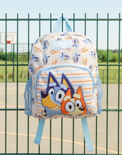 Bluey Kids Backpack Bingo Character in Beige | Childrens Mini Bag with Adjustable Straps and Mesh Pocket - Image 5