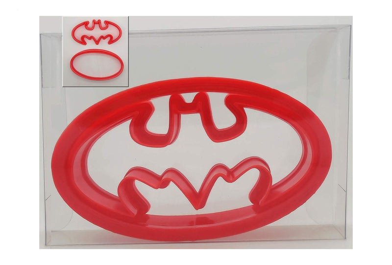 Batman Cookie Cutter  Oval Fondant Cutter Pastry Cutter Gift Boxed Pack of 1
