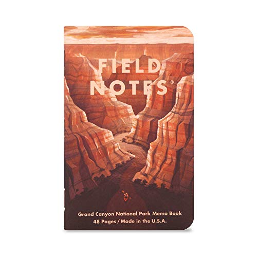 Field Notes: National Parks Series (Series B - Grand Canyon, Joshua Tree, Mount Rainier) - Graph Paper Memo Book 3-Pack - 3.5 x 5.5 Inch - Image 2