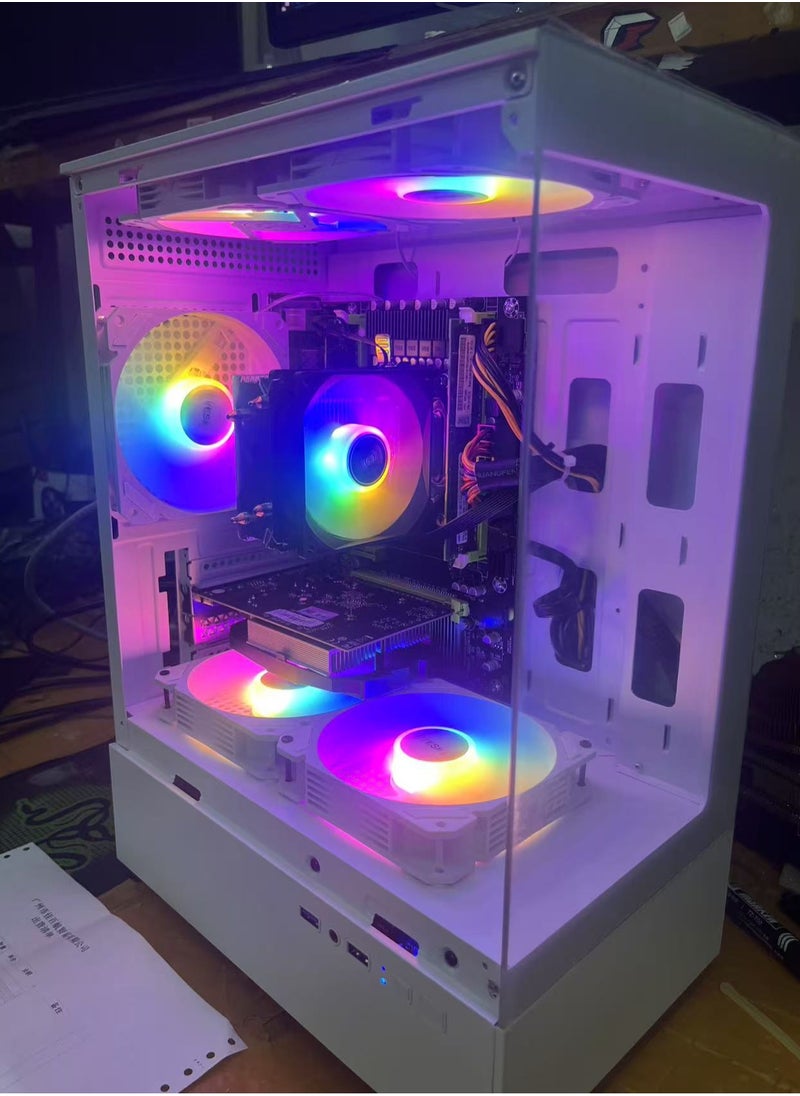 PC Gaming With Core i7-4790  Processor/512G SSD/16GB RAM 3200MB DDR3/Windows 11 HD Graphics 4600 Graphics/ white