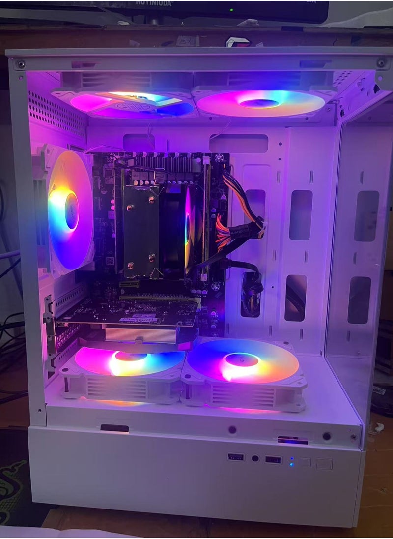 PC Gaming With Core i7-4790  Processor/512G SSD/16GB RAM 3200MB DDR3/Windows 11 HD Graphics 4600 Graphics/ white