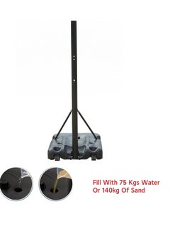 Yalla HomeGym Basketball Hoop 7.5 to 10ft Height  44 Inch Backboard  Quick Power Lift Adjustment with portable Wheels  - Image 5