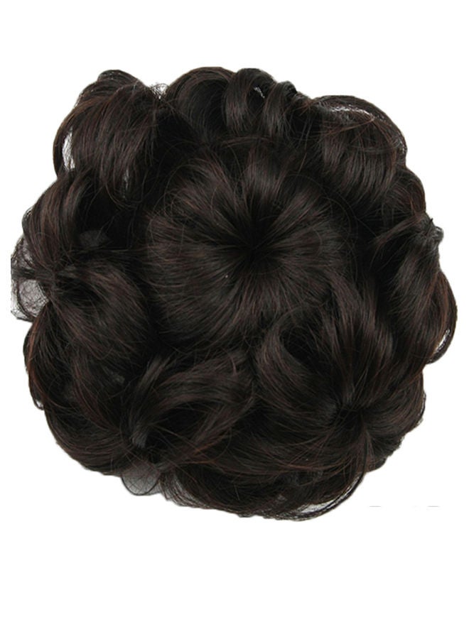 NIBEMINENT Elegant Brief Design Hair Bun 2/3 Black One Size