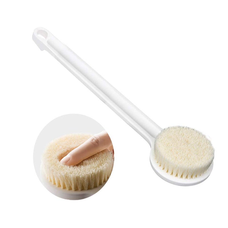 Bath Brush Back Scrubber for Bathing loofah body brush for bathing With Soft Comfortable Bristles Long Handle back brush for bathing bath brush for women body scrubber for bathing men. - Image 3