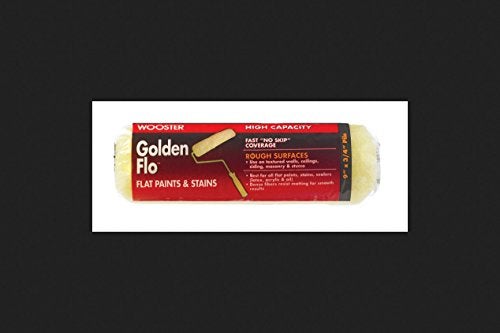 Wooster Brush 3/4-Inch Nap, 9-Inch RR662-9 Golden Flo Roller Cover, Yellow - Image 5