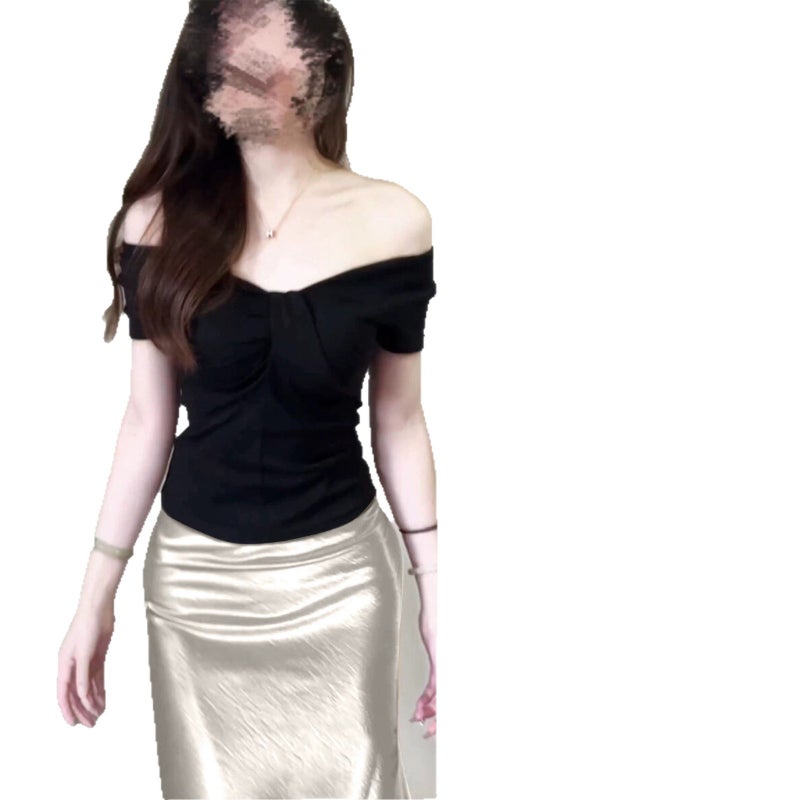 Summer Casual Women's Two-Piece Set - Short Sleeve Top & Long Skirt - Image 5