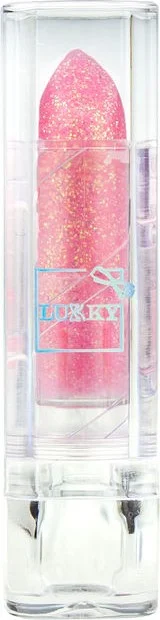 LUKKY Strawberry Flavored Glitter Lipstick Pink