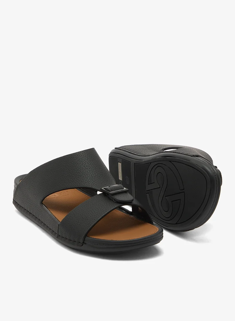 Comfort Plus BLACK Classic Comfort Arabian Sandals for Men | Best Price UAE