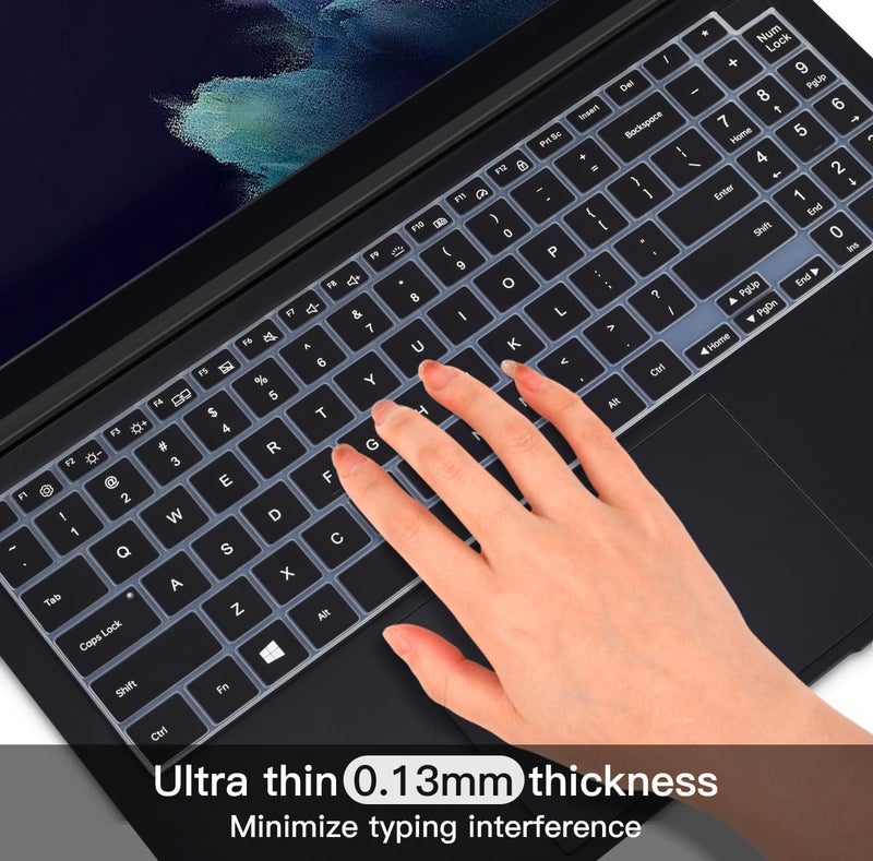 Raya Keyboard Cover for Samsung Galaxy Book 5 / Galaxy Book 5 Pro 360 16 inch Samsung Galaxy Book 4/3 Pro & Galaxy Book 4/3 Ultra Keyboard Protector (Black) - Image 2