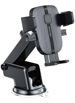 WEKOME Captain SPEED Car Phone Holder - Vacuum Suction Cup, 360° Rotation, Quick Mechanical Linkage Clamp, Durable & Stable Mount for Dashboard and Windshield  - Image 1