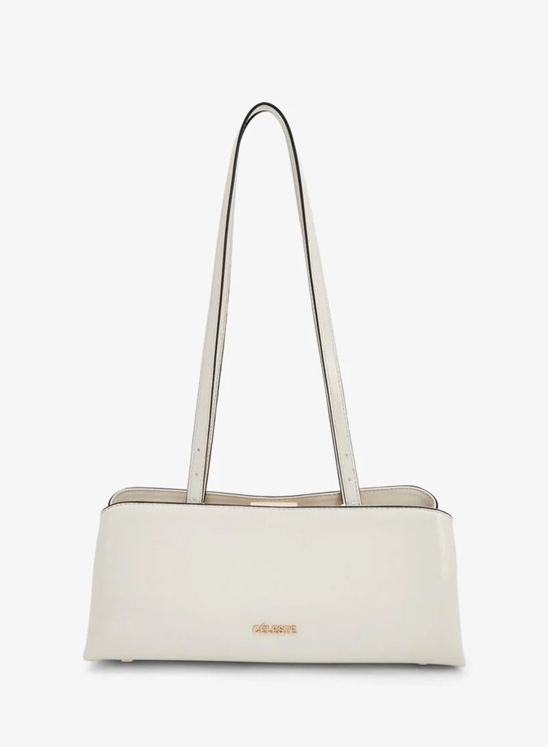 سيليست Textured Tote Bag With Double Handle