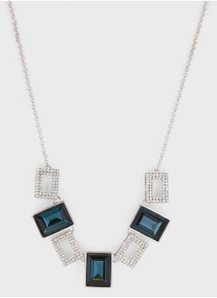 Anita's Rectangular Stone Short Necklace  - Image 1