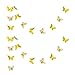 zilue Butterfly Banner Decorative Paper Garland for Wedding Baby Shower Birthday Theme Decor 110 Inches Long Pack of 2 Pieces Yellow - Image 2