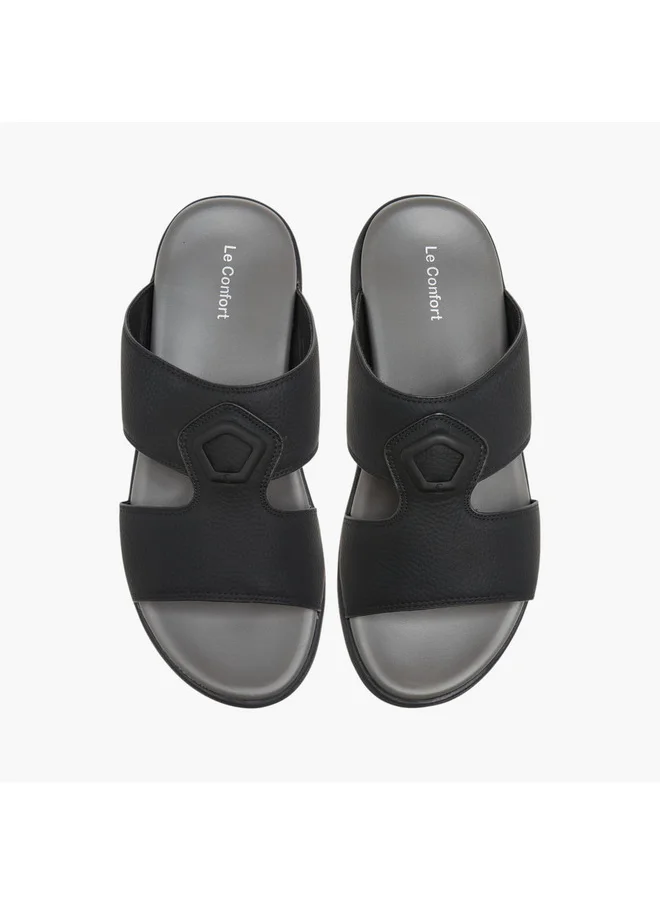 Le Confort Men Textured Slip-On Comfort Sandals