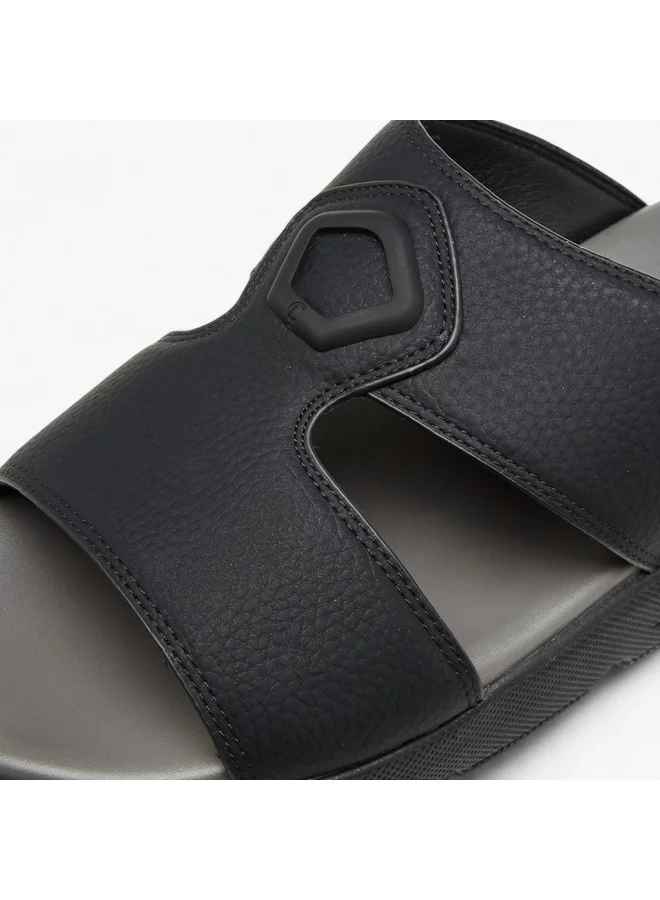 Le Confort Men Textured Slip-On Comfort Sandals