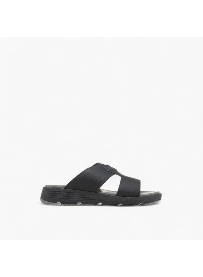 Le Confort Men Textured Slip-On Comfort Sandals