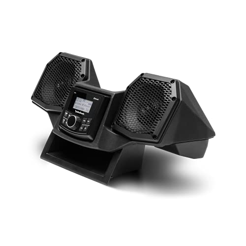 Rockford Fosgate RNGR18-STG1 Audio Kit: All-in-One Dash Housing Pre-Installed with PMX-1 Receiver and 5.25" Speakers for Select Polaris Ranger Models (2018-2022) - Image 2