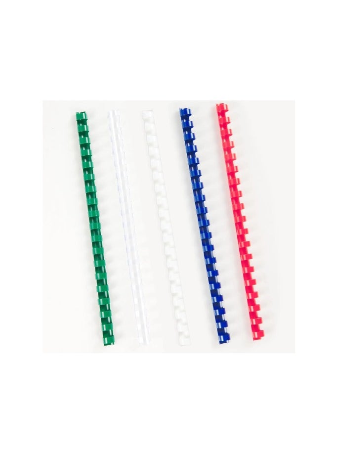 Kalon 10MM Plastic Spiral Binding Ring White 21 holes For A4 Book and Notebook,Paper Office & School Pack Of 100Pcs  - Image 5