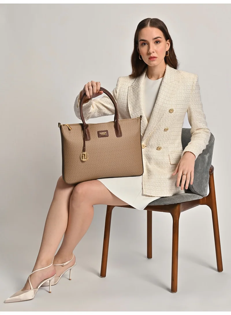 Lavie Luxe Mono Raily25 Pro Women's handbag (Coffee)