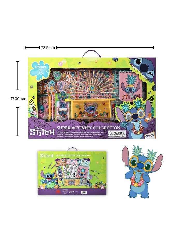 Disney Stitch Super Activity Collection | Mess Free Hours of Fun | Creative & Learning  Activity Kit | Age 3+ - Image 2