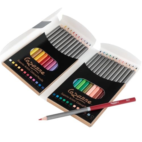 Cezanne Creative Mark Premium Colored Pencils MultiColor Set of 24 - Highly-Pigmented Drawing Pencils - Coloring Pencils for Drawing, Blending, Coloring, and More - Image 2