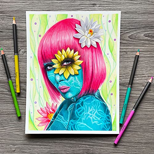 Cezanne Creative Mark Premium Colored Pencils MultiColor Set of 24 - Highly-Pigmented Drawing Pencils - Coloring Pencils for Drawing, Blending, Coloring, and More - Image 4