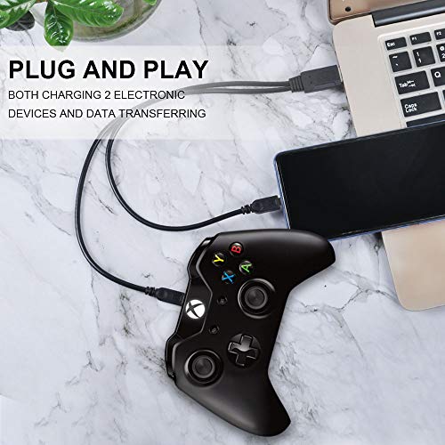 UCEC Dual Micro USB Splitter Charge Cable Power up to Two Micro USB Devices at Once from a Single USB Port (1pack) - Image 4
