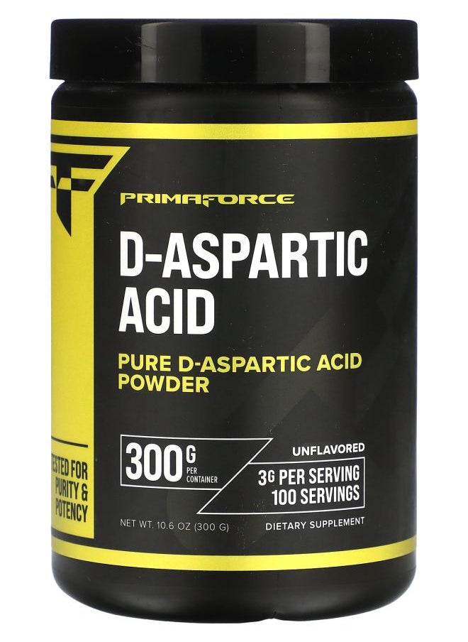 Primaforce D-Aspartic Acid Unflavored 10.6 oz (300 g) 