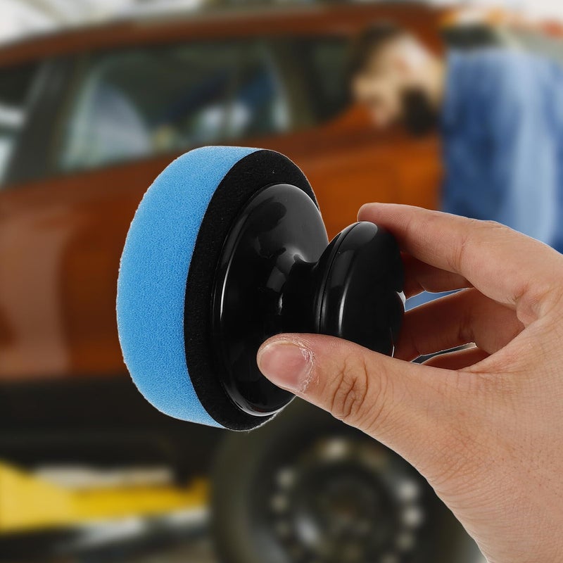 9pcs Car Polishing Pad Kit Replaceable Sponge Buffing Pads for Auto Detailing and Wax Application - Image 4