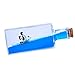 Honsheng Unsinkable Boat One Going Pirate Ship Piece Model Merry Toys in a Bottle Box Acrylic Fluid Drift Bottle Cruise Ship Paperweight Desk for Car Decoration Boys Girls Gifts Large - Image 2