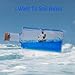 Honsheng Unsinkable Boat One Going Pirate Ship Piece Model Merry Toys in a Bottle Box Acrylic Fluid Drift Bottle Cruise Ship Paperweight Desk for Car Decoration Boys Girls Gifts Large - Image 4