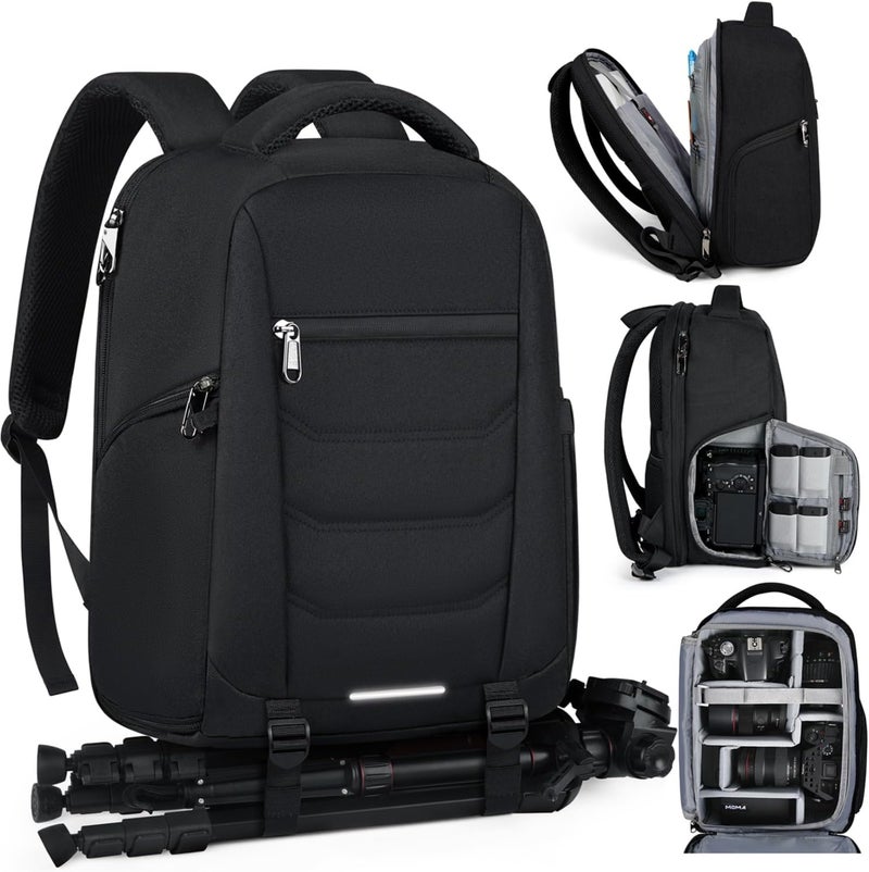 SDYSM Professional Camera Backpack for DSLR SLR Mirrorless Cameras - Waterproof with Rain Cover - Image 1