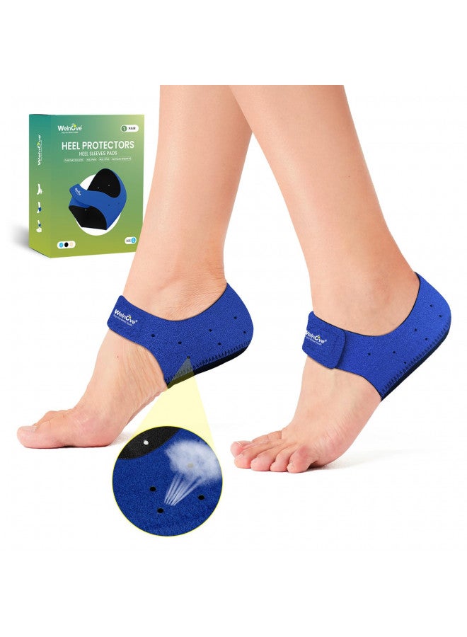 Welnove Plantar Fasciitis Protector for Shoes - Welnove Heel Cups for Pain Relief, Inserts & Pads for Achilles Tendonitis, Support Cushion for Women & Men (W 9.5-13 / M 8.5-14)  - Image 1