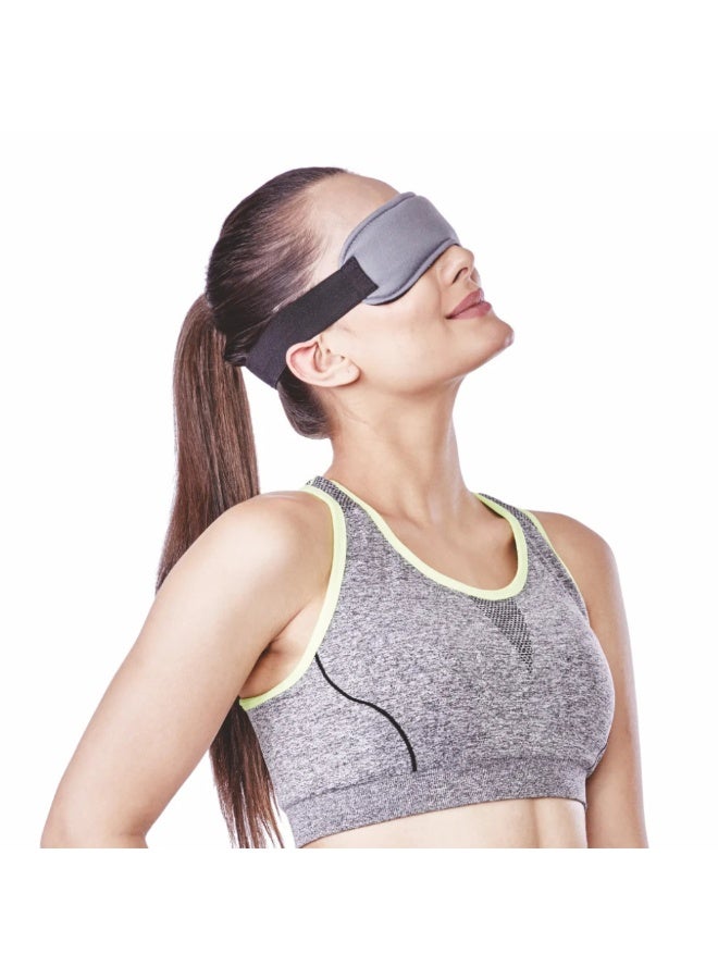 VISSCO Eye Mask (Cool Gel) | Soothing Cold Compress for Puffy Eyes, Dark Circles, & Sinus Relief | Adjustable & Reusable Cooling Gel Bead Eye Mask - Image 1