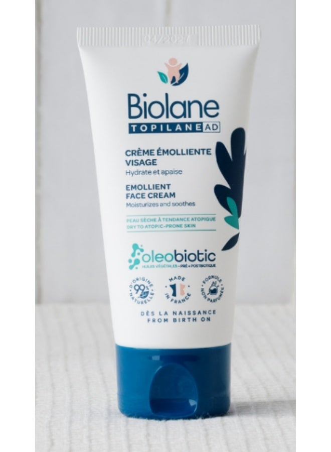 Biolane Topilane AD Emollient Baby Face Cream - 50ml - Image 1