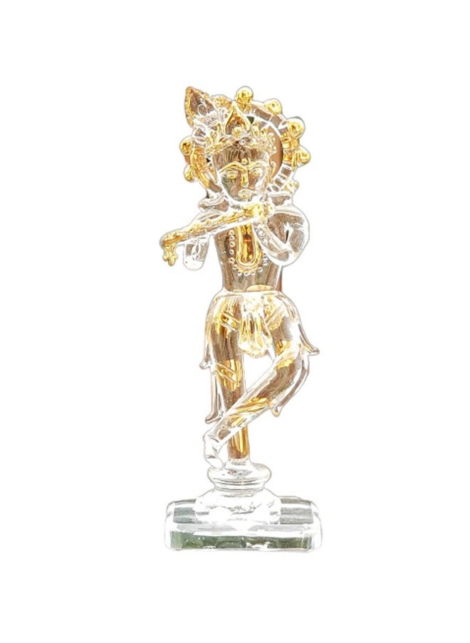 ESPLANADE eSplanade Krishna Kishan Murti Idol Statue Sculpture (5.25") | Crystal Glass  - Image 1