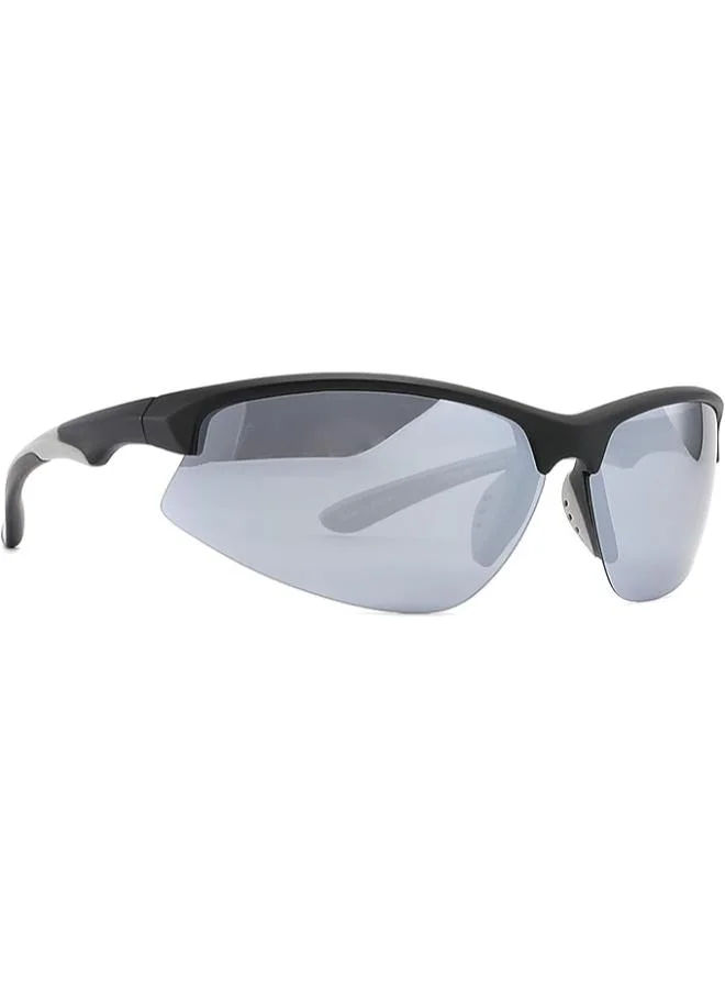 Lee Cooper Polarized Sunglasses M.BLACK Frame Mirror REVO Mirror Lens 73mm  - LC1009C01