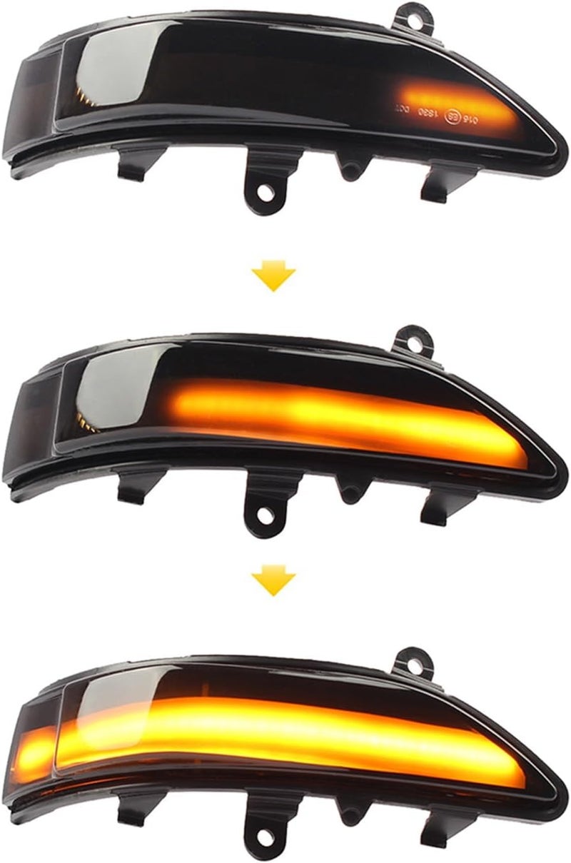 DEMULAX 2Pcs Car LED Dynamic Turn Signal Lights for Subaru - Image 4