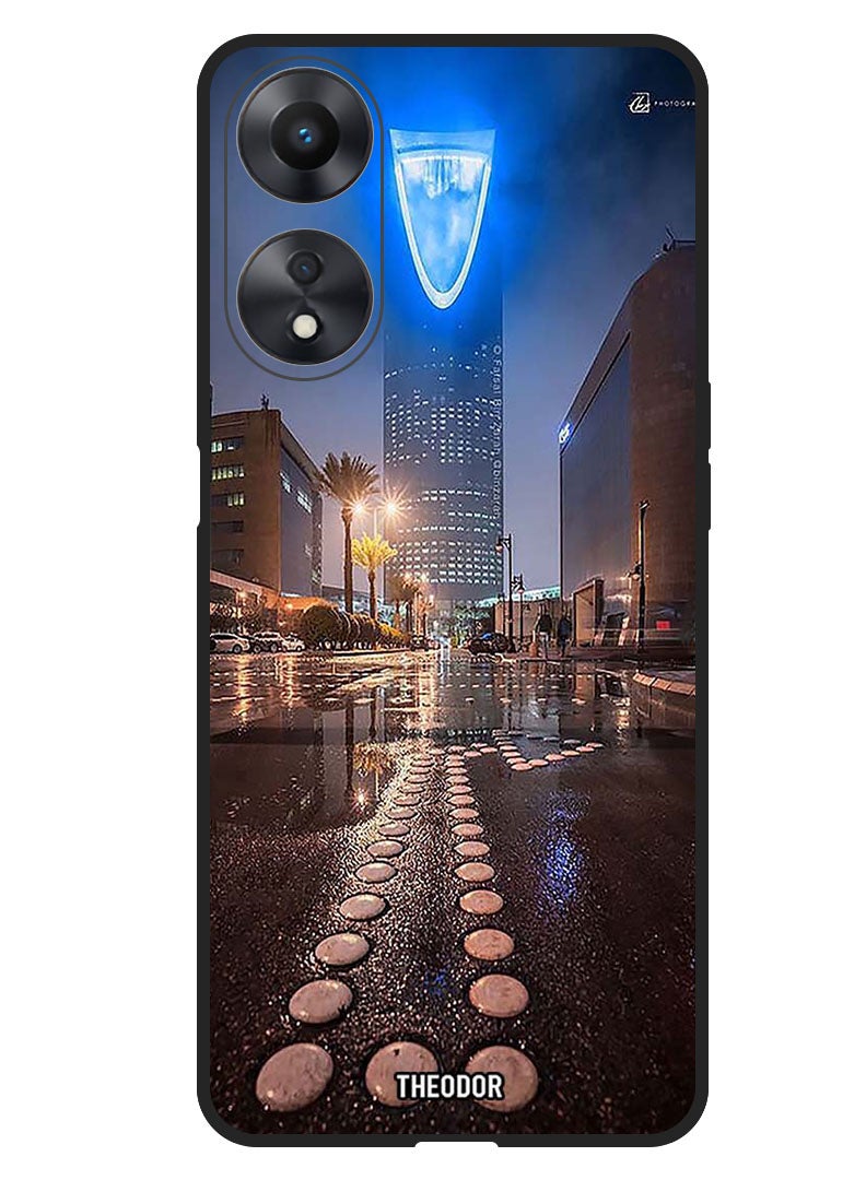 Theodor Protective Case Anti Scratch Shock Proof Bumper Cover For Oppo A98 Kingdom Tower - Image 1