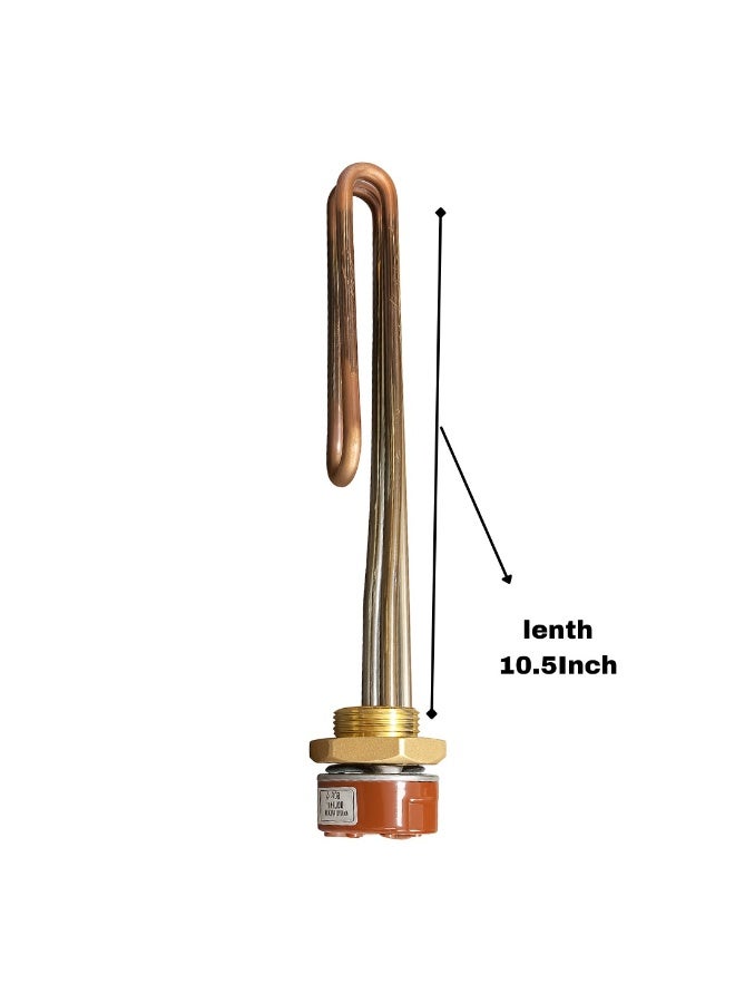 عنصر تسخين غاطس RESTER، 3000 واط، 220 فولت، النوع RT (صنع في إيطاليا) - Image 3