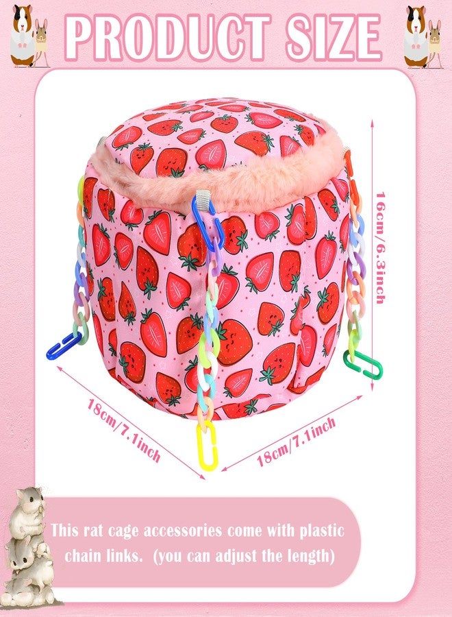 Maitys 2 Pcs Hanging Rat Hammock Guinea Pig Bedding Soft Warm Ferret Cage Accessories Small Animal Play Sleep Bed for Sugar Glider Hamster Chinchilla Mice Squirrel - Image 2