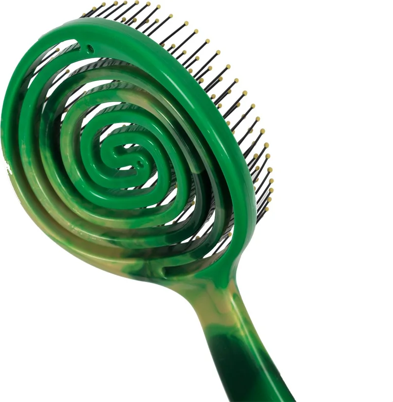 Nascita Pro Marble Large Size 3D Opening and Combing Brush Green -37