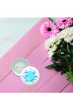 برينت شوب فور مي شارة زر ساعة الأرض - دبوس للتوعية بساعة الأرض - دبوس هدية يوم الأرض - دبوس طية صدر السترة لحقائب الظهر والسترات - مثالي للمناسبات، شارات دبوس يوم الأرض العالمي - يوم الأرض  - Image 4
