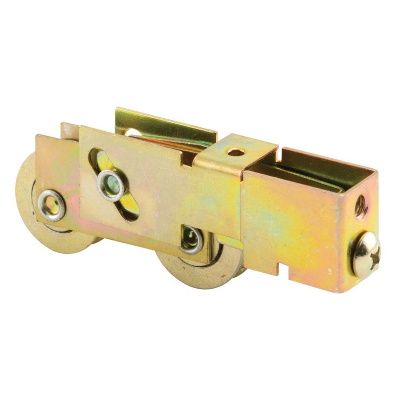 PrimeLine D 1791 Steel Sliding Door Roller Tandem Assembly 118 in Diameter Roller Steel Ball Bearing Single Pack