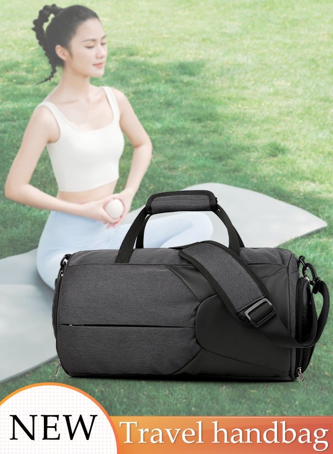 Nariele Multi functional fitness yoga bag Large Capacity Waterproof Gym Bag with Shoes Compartment and Wet Pocket with Shoulder Strap and Backpack for Traveling Swimming Yoga Hiking Camping - Image 1