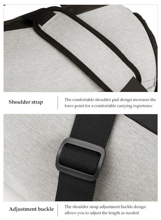 Nariele Multi functional fitness yoga bag Large Capacity Waterproof Gym Bag with Shoes Compartment and Wet Pocket with Shoulder Strap and Backpack for Traveling Swimming Yoga Hiking Camping - Image 3