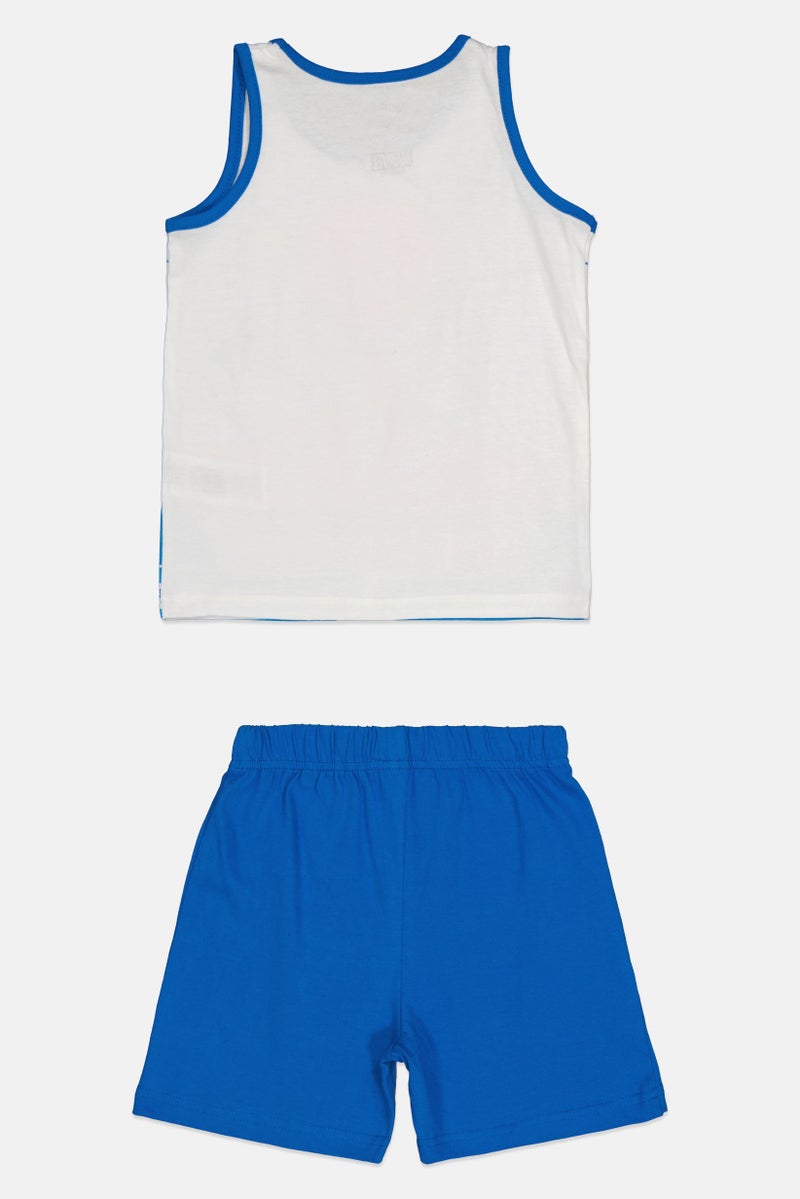 MARVEL Toddlers Boy 2 Pieces Spider Man Top And Bottom Pajama Set, Multicolor - Image 3