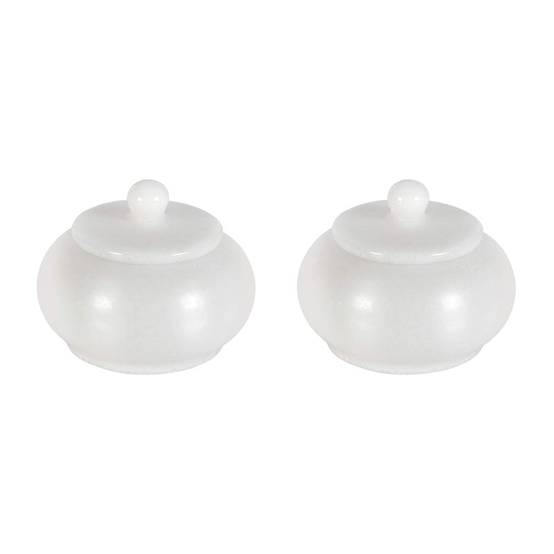 Terosa Pearl White Sindoor Daani Kumkum Box Trinket Box Std - Image 1