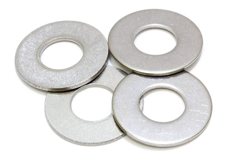 Bolt Dropper 100 Pack Washers - Stainless Steel Flat Washers - 3/8" ID x 7/8" OD - Heavy-Duty 304 Stainless Washer for Bolts - Corrosion-Resistant for Construction, Repair, Kitchens, Outdoors - Image 4